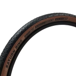Покрышка для велосипеда 28" Blackone Saturn Ring 700 x 45c (47-622) черная с коричневой боковиной, металлический корд