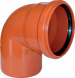 Колено 110х90 ОРАНЖ наруж. (отвод), 41146