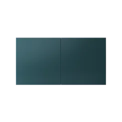 Розетка 2-м СП AtlasDesign 16А IP20 с заземл. защ. шторки с крышкой в сборе изумруд SE ATN000828