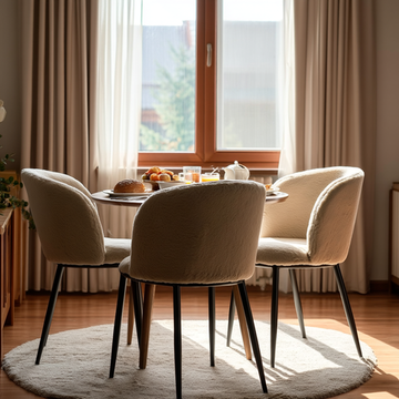 Обеденный Стул Gerta латте нежный мех