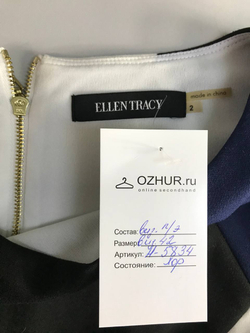 Платье Ellen Tracy приталенное, визуально 42 размер