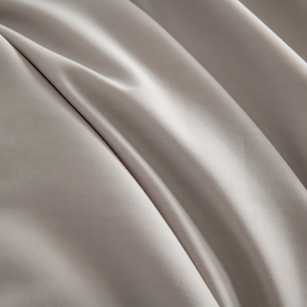 КПБ Однотонный Сатин Элитный на резинке OCER002, 2 спальный, 4 наволочки, простынь 140*200*30