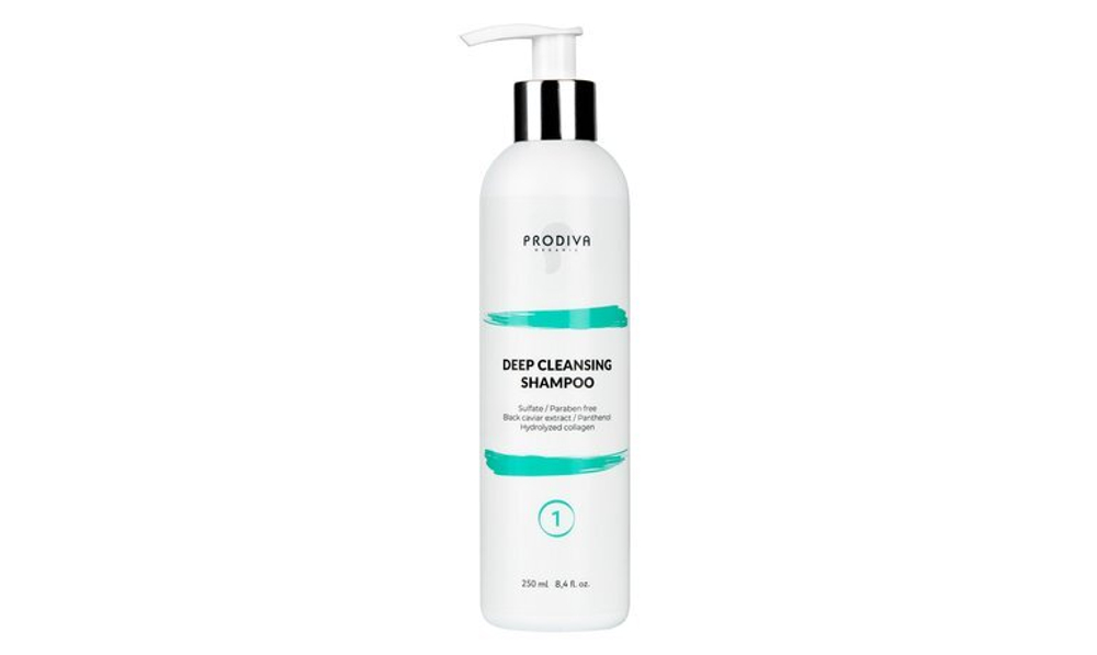 Prodiva, профессиональный шампунь глубокого очищения, 250 мл.