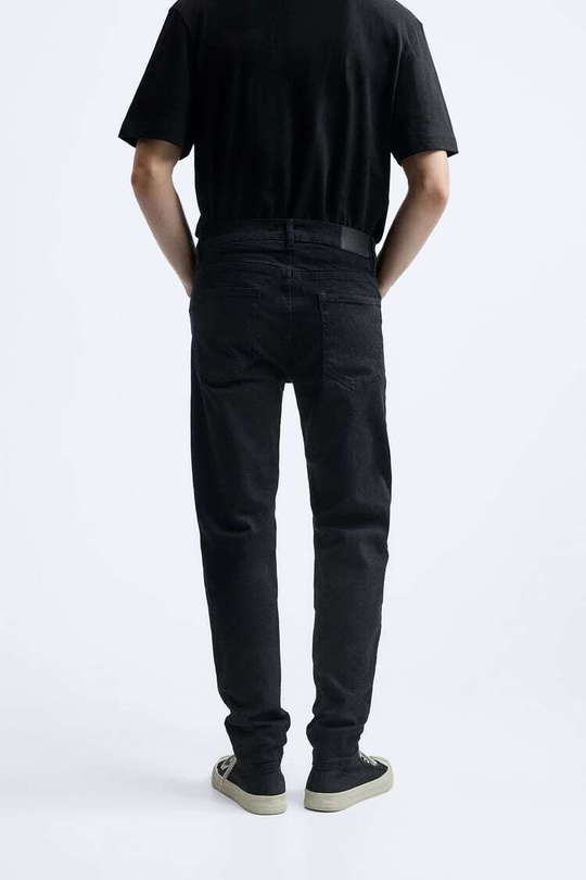 ZARA ДЖИНСЫ SLIM FIT, ЧЕРНЫЙ