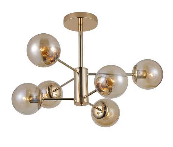 74363/6 GOLD (2) Люстра (RL)