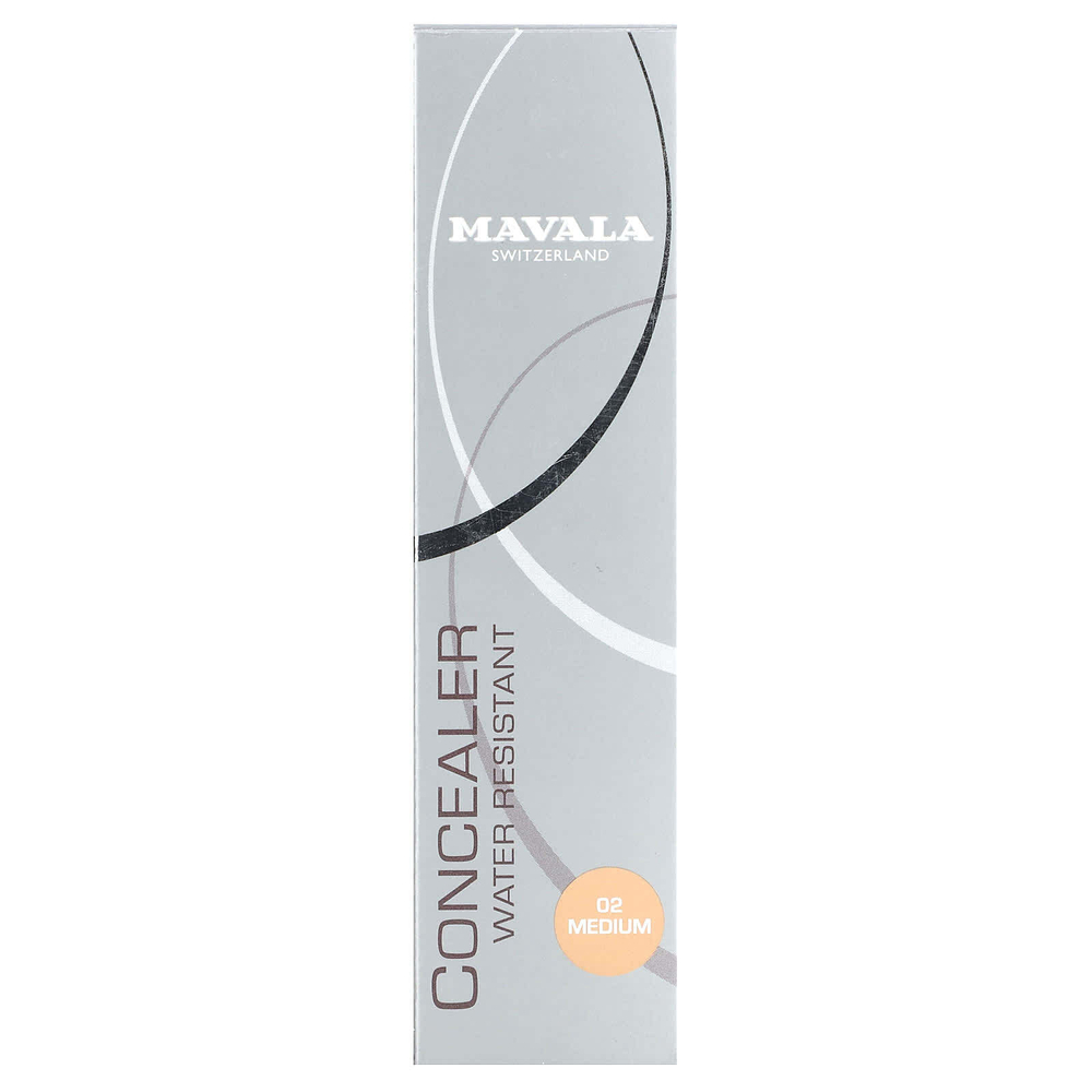 Mavala, водостойкий консилер, оттенок 02 Medium, 9 мл (0,3 жидк. унции)