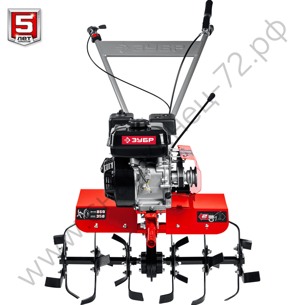 ЗУБР увеличенные колеса, 7 л.с., мотоблок (МТБ-300 У)