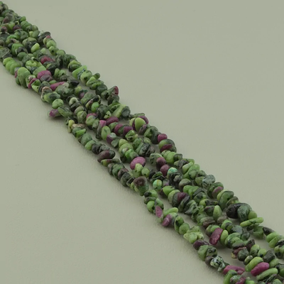 Нитка Цоизит 39 см. (Без замка)