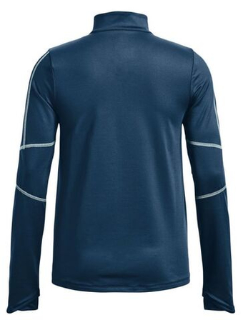 Женская теннисная футболка (dł. Рукава) Under Armour Train Cold Weather 1/2 Zip - Бирюзовый