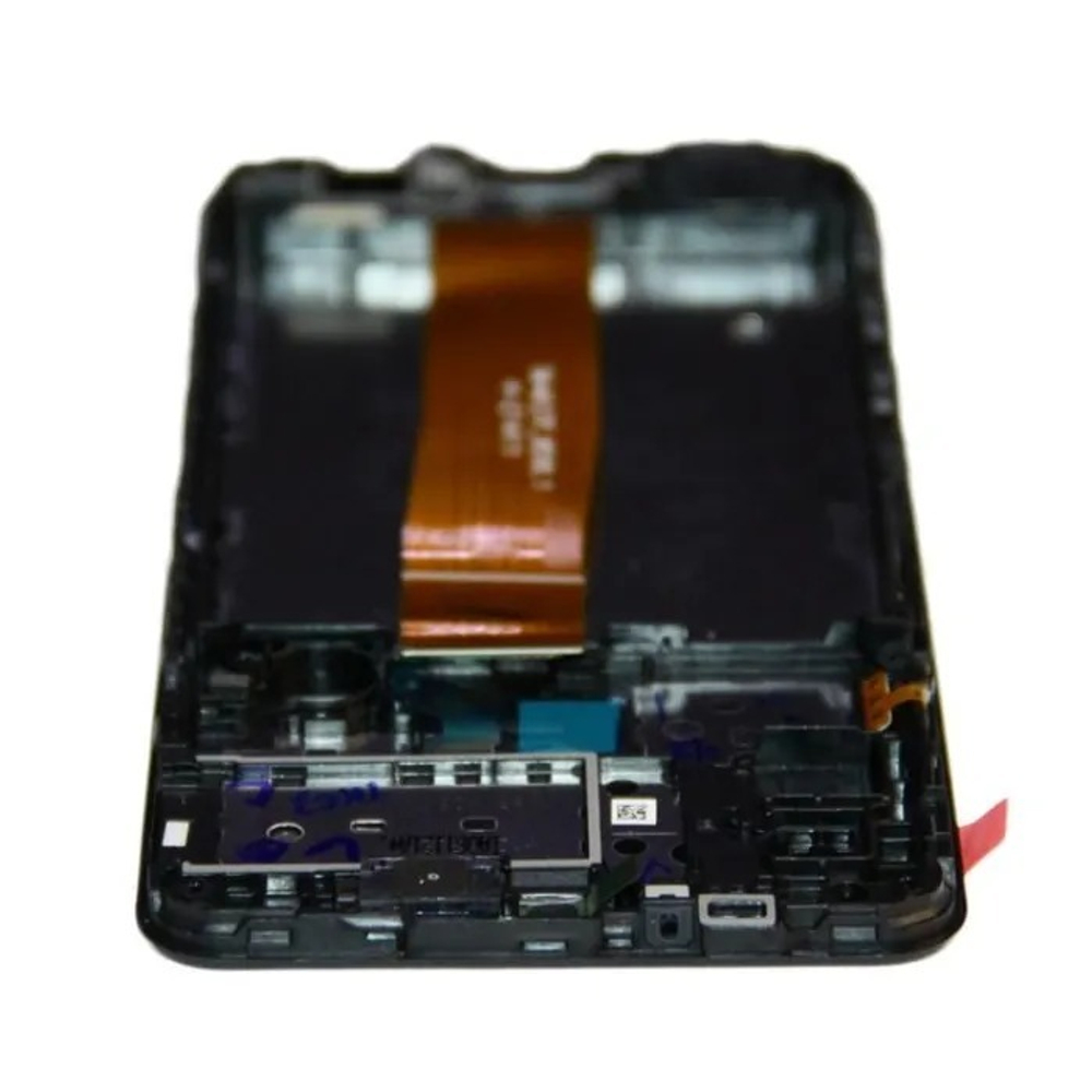 Дисплей для Samsung Galaxy M12 (M127F) с тачскрином и рамкой Черный - OR Ref. (SP)