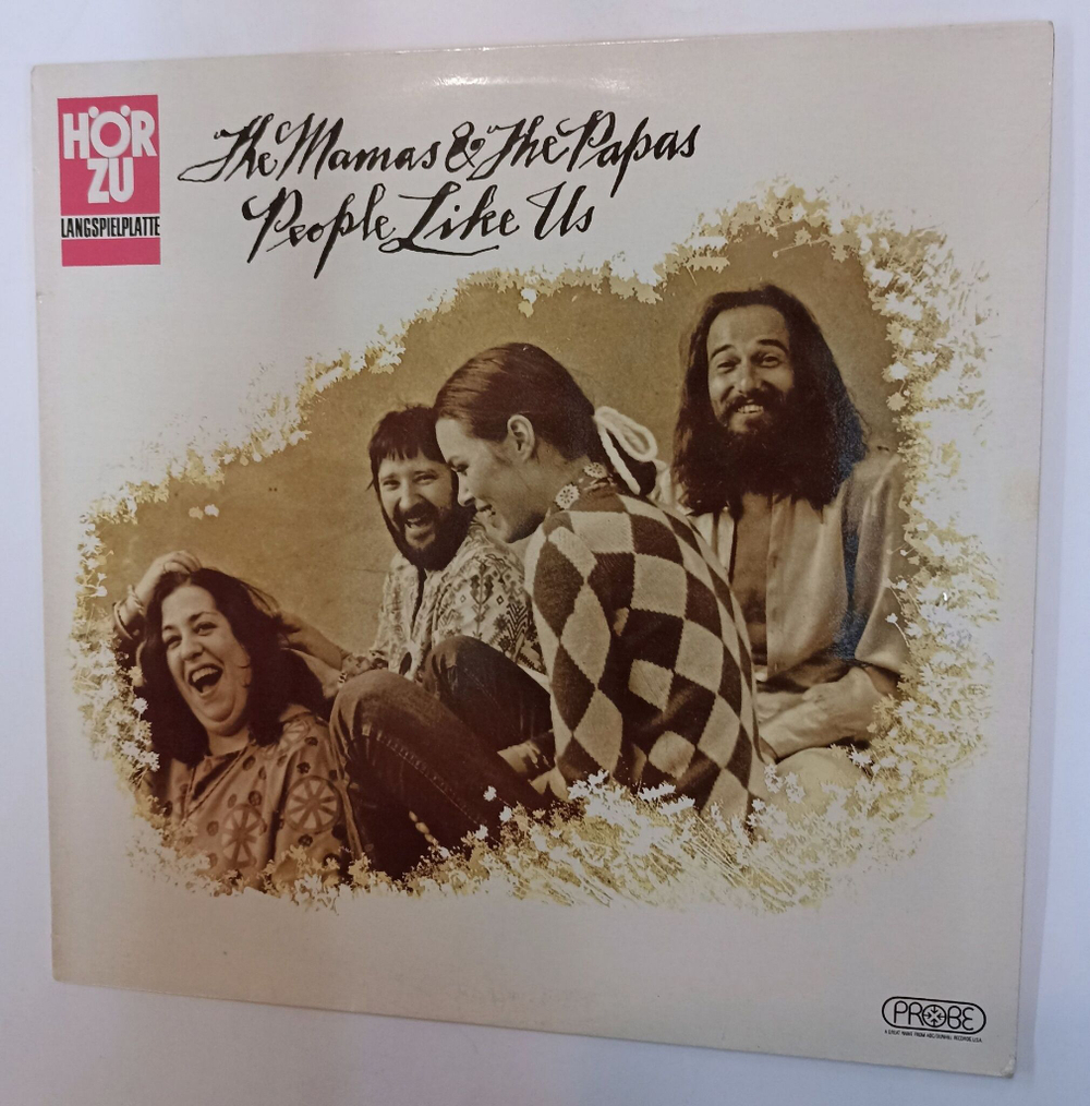 Винтажная виниловая пластинка LP The Mamas and The Papas People Like Us (Germany 1971)
