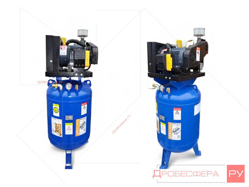 Винтовой компрессор Berg ВК-7.5РВ-250/8 на вертикальном ресивере-IP54