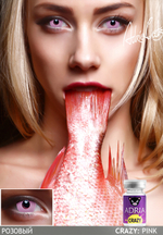 Карнавальные цветные линзы Adria Crazy (1 флакон, 1 линза)