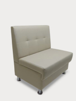 Стильный компактный диван Фабрики ОНИКС из практичного и износостойкого материала с оригинальным дизайном, вместительным ящиком для хранения, мягким наполнителем для дома, дачи и офиса