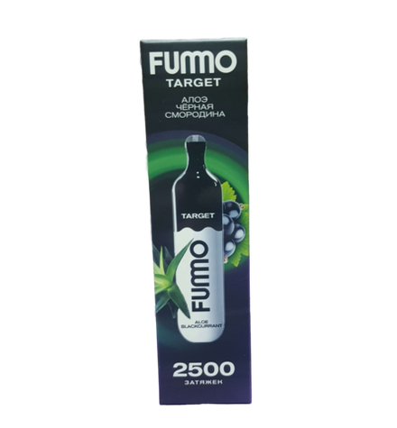 Fummo Target Алоэ чёрная смородина 2500 затяжек 20мг Hard (2% Hard)