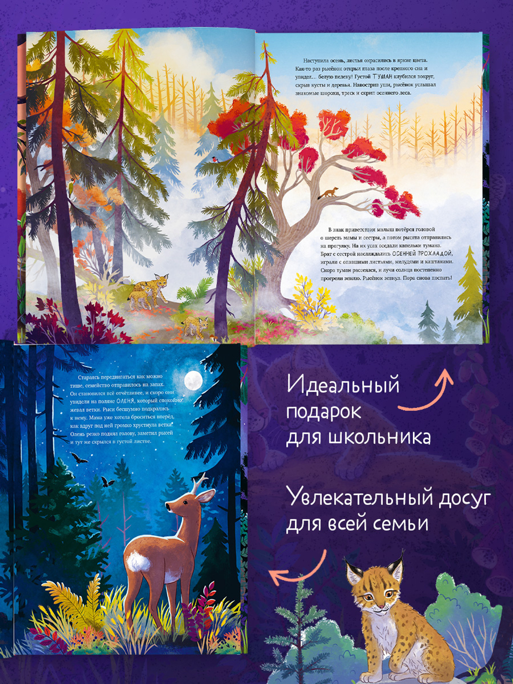Удивительные животные. Маленький рысёнок. Приключения в лесу