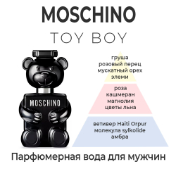 Moschino Toy Boy — парфюмерная вода для мужчин. Описание аромата.