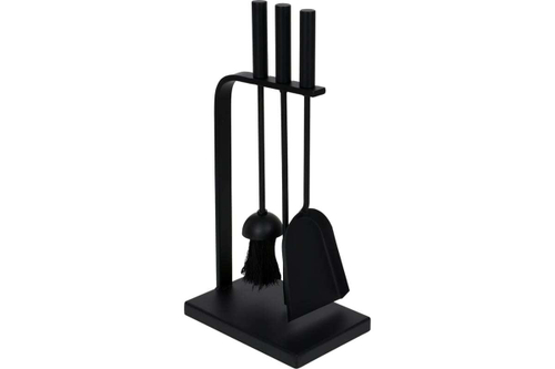 НАБОР Д/КАМИНА ПЕЧНЫЕ ШТУЧКИ 3ПРЕДМЕТА НА ПОДСТАВКЕ 45,5Х22Х15СМ 62036