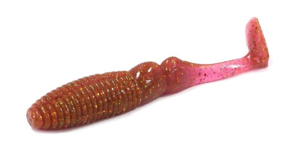 Виброхвосты съедобные Lucky John Pro Series MISTER GREEDY 3" (76мм/7шт)