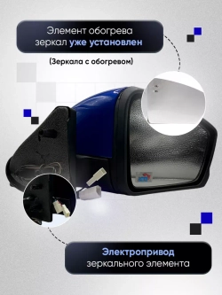 Зеркала ваз 2108-2109 2113-2115 Электропривод Обогрев