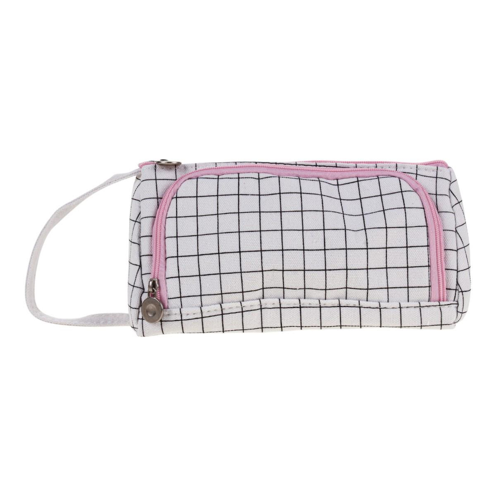 Пенал-косметичка с органайзером подростковый розовый