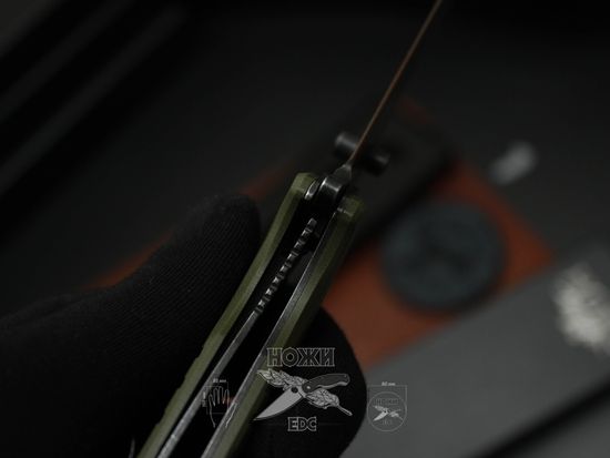 Складной нож Городской НОКС "Геккон" сталь AUS-8 340-580406 c клинком из стали AUS-8, рукоять G10