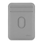 Кожаный чехол-бумажник MagSafe uBear Split Geo Гибридный картхолдер из полиуретановой кожи. Работает с приложением Apple «Локатор». Вмещает до четырёх карт