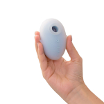 Голубой вакуум-волновой стимулятор клитора с вибрацией 9,1см Satisfyer Cutie Ghost