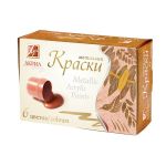 Краски акриловые Луч, 6цв. по 20мл, металлик