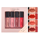 Набор блесков для губ NJ Cosmetics liquid lipgloss (тон 02)