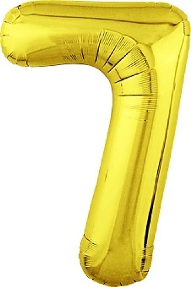 AGURA Цифра SLIM 7 Золото в упак./754665