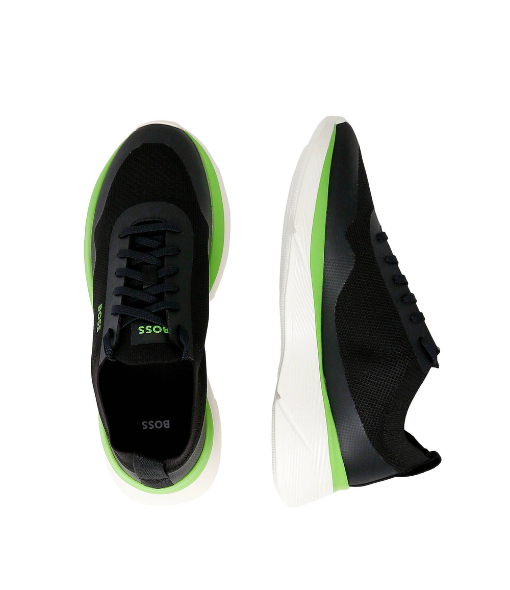 кроссовки dean_runn_kn BOSS BLACK - черный(50480810)