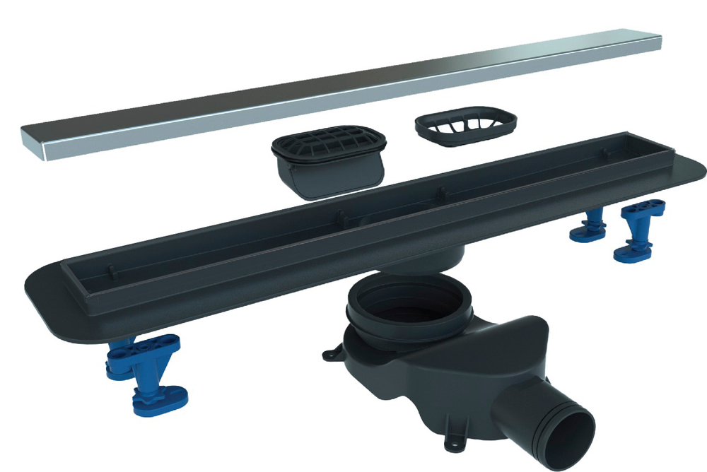 Душевой линейный трап 70 см BelBagno BB-LD-LUCE-70-CR лоток нержавеющая сталь