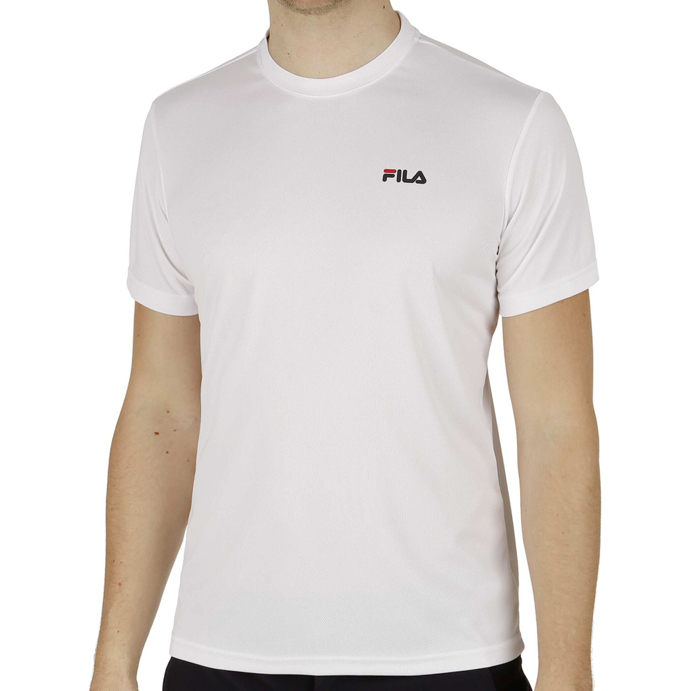 Мужское теннисное поло Fila Small Logo T-Shirt Men - White