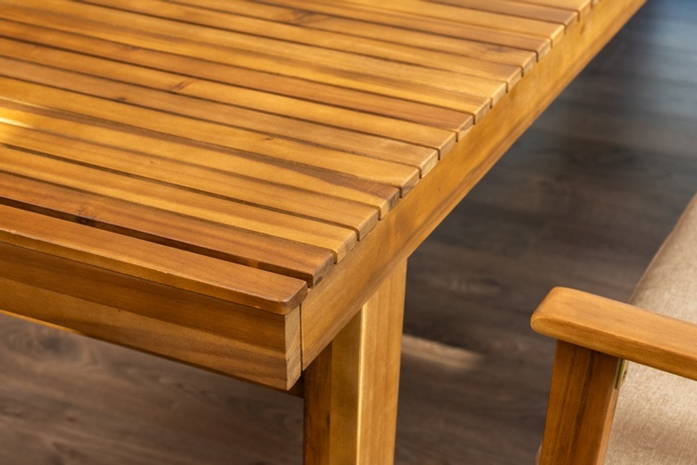 Обеденный стол из акации MONA 175 см