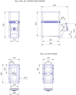 Печь для бани Русь-18 ЛНЗП Профи