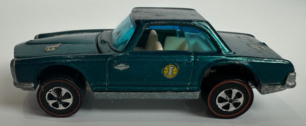 Hot Wheels | Redline | Mercedes-Benz 280 SL (Aqua) (1969)