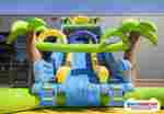 Надувной аквапарк с бассейном и горками «Тропический остров», 24×18×7,6 м