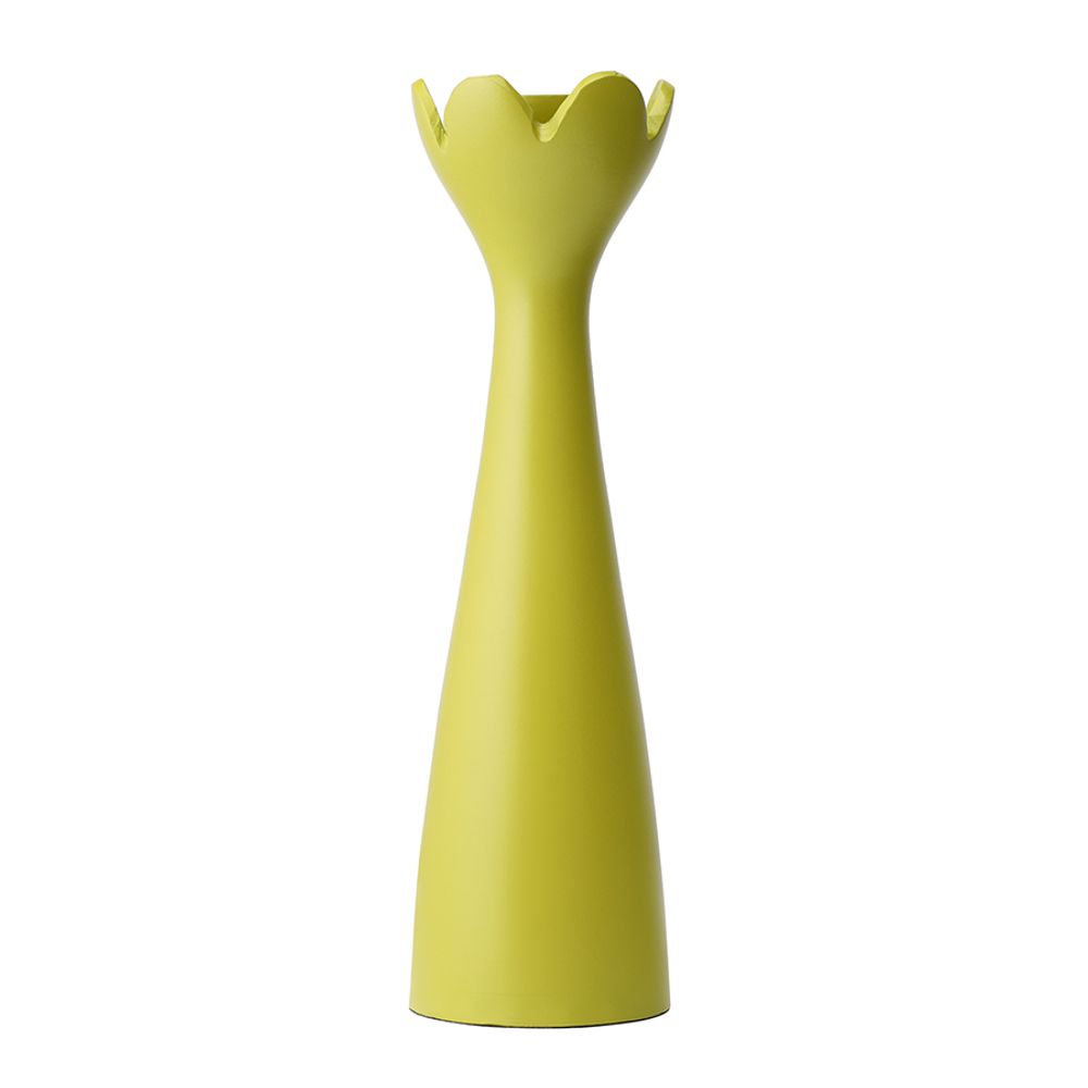 Подсвечник Laminaria, 23 см, лайм