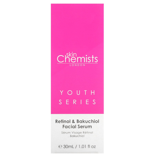 skinChemists, Youth Series, сыворотка для лица с ретинолом и бакухиолом, 30 мл (1,01 жидк. унции)