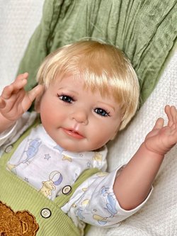 Кукла Реборн мягконабивная 55см в пакете (FA-575A)