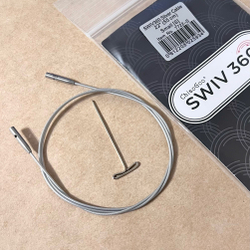 ChiaoGoo, Леска SWIV360, 93 см Small для съемных спиц размера S (готовая длина спиц 120см)