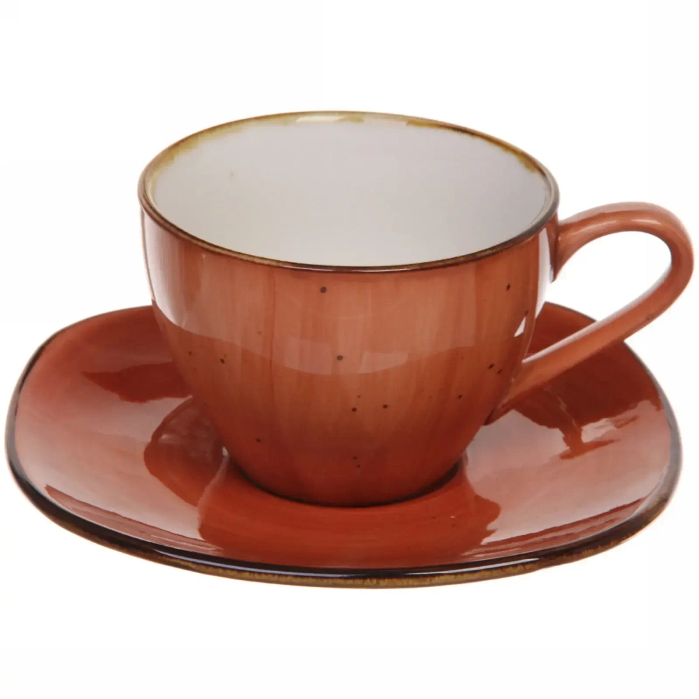 Чайная пара «Corsica orange» (кружка 200мл+блюдце)