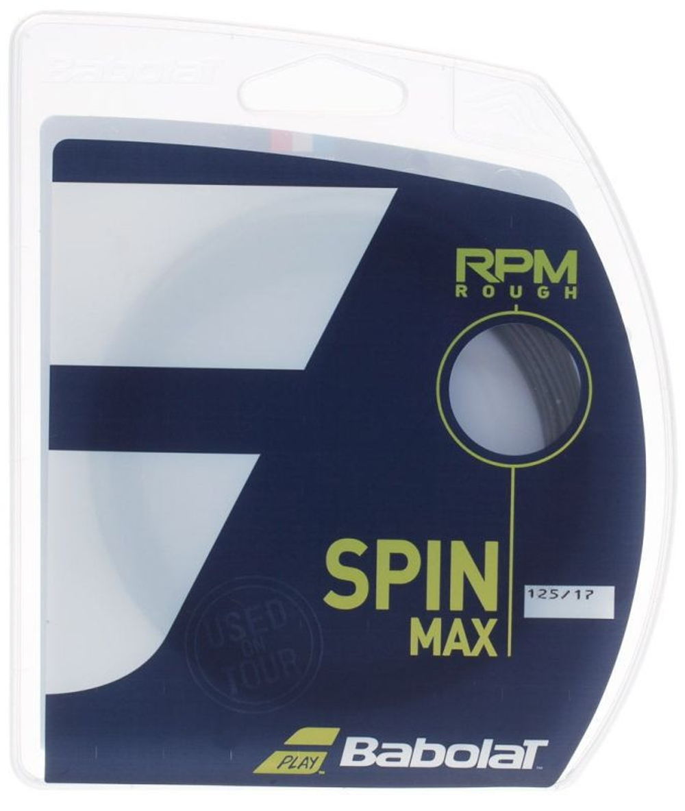 Теннисные струны Babolat RPM Rough (12 m) - черный