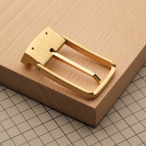 Ременная пряжка из нержавеющей стали, цвет золото // BTEG