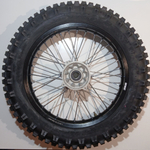 Колесо заднее в сборе(обод+камера +покрышка 120/90-18") мотоцикл BSE Z5 21/18 Storm