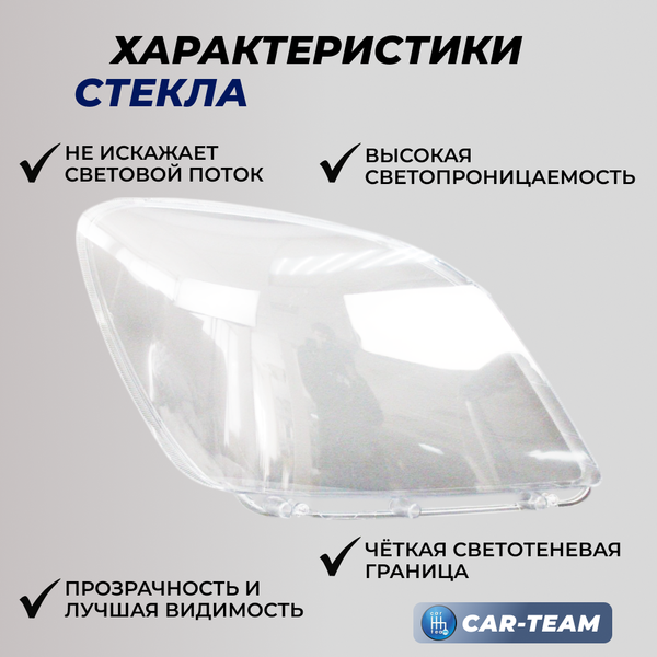 Стекло фар (поликарбонат) Газель Next, правое (A21P23-3711070)