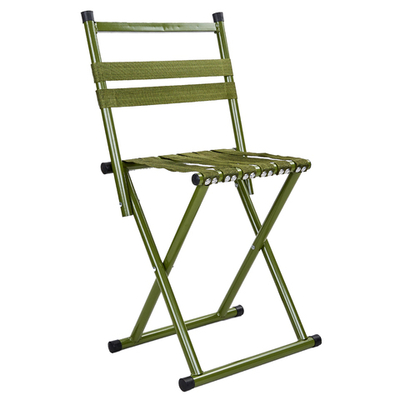 Стул складной со спинкой(42Х29Х73CМ) Зеленый