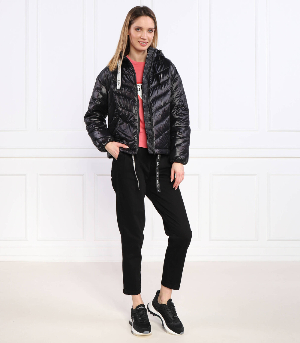 пуховая куртка TWINSET - черный(231TP2320)