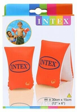 Нарукавники для плавания надувные Intex Делюкс 30х15 см, 2 шт, оранжевые, 58641